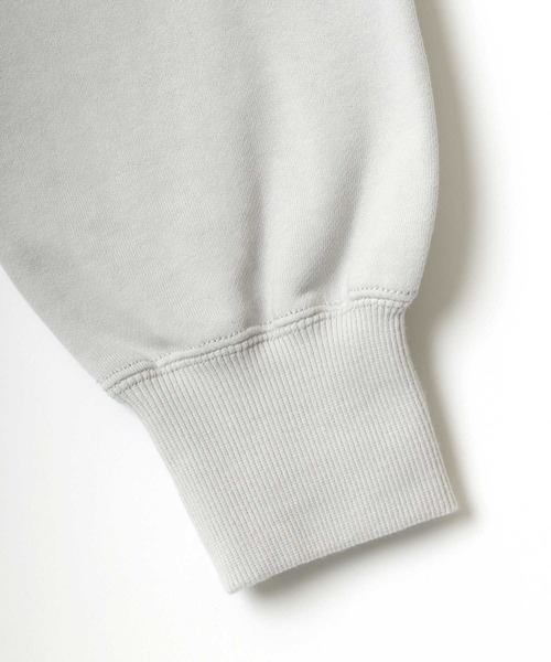 Lee（リー）の「Lee/リー デニムポケット ワンポイント ピスネームロゴ スウェット パーカー（パーカー・メンズ・ライトグレー/ブラック/ベージュ/ブルー・S/M/L/XL）」の11枚目の写真