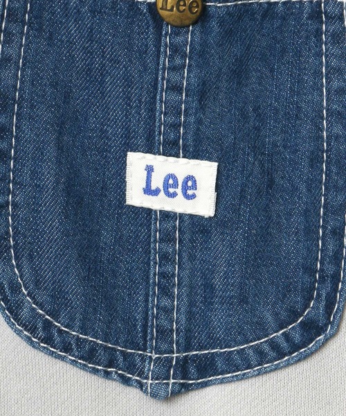 Lee（リー）の「Lee/リー デニムポケット ワンポイント ピスネームロゴ スウェット パーカー（パーカー・メンズ・ライトグレー/ブラック/ベージュ/ブルー・S/M/L/XL）」の10枚目の写真