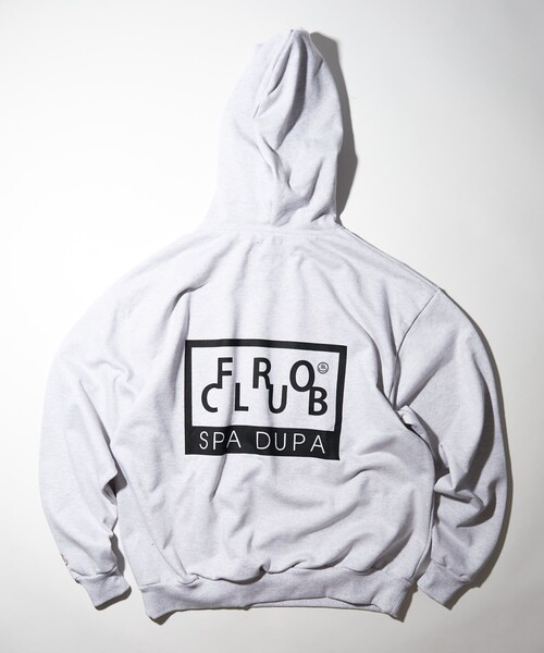 FREAK'S STORE（フリークスストア）の「FROCLUB/フロクラブ スタンダードロゴ スウェット プルオーバー パーカー（パーカー・メンズ・ブラック/グレー/グリーン・MEDIUM/LARGE/X-LARGE）」の13枚目の写真