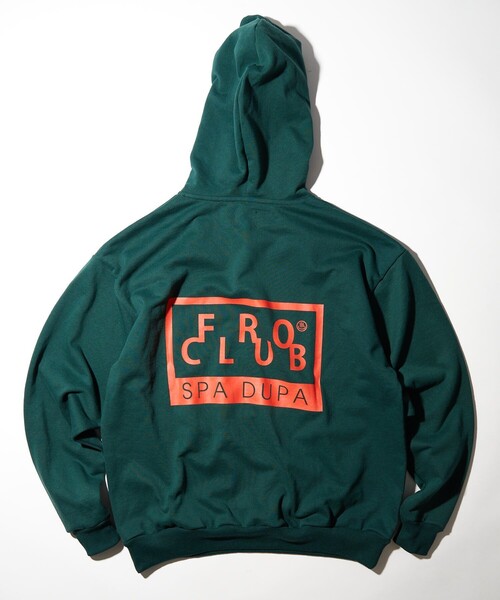 FREAK'S STORE（フリークスストア）の「FROCLUB/フロクラブ スタンダードロゴ スウェット プルオーバー パーカー（パーカー・メンズ・ブラック/グレー/グリーン・MEDIUM/LARGE/X-LARGE）」の11枚目の写真