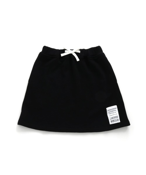 JENNI belle（ジェニィベル）の「【WEB限定】裏毛台形スカート（スカート・キッズ・ラベンダー/ブラック・150cm/160cm/130cm/140cm）」の5枚目の写真