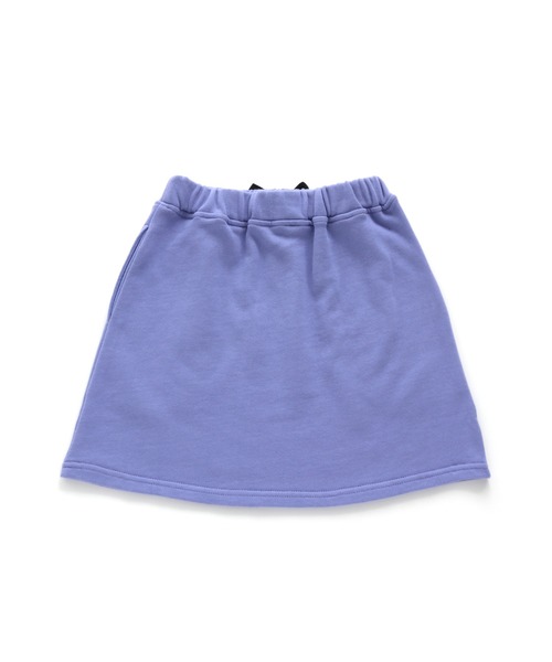 JENNI belle（ジェニィベル）の「【WEB限定】裏毛台形スカート（スカート・キッズ・ラベンダー/ブラック・150cm/160cm/130cm/140cm）」の7枚目の写真