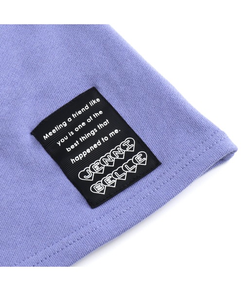 JENNI belle（ジェニィベル）の「【WEB限定】裏毛台形スカート（スカート・キッズ・ラベンダー/ブラック・150cm/160cm/130cm/140cm）」の10枚目の写真