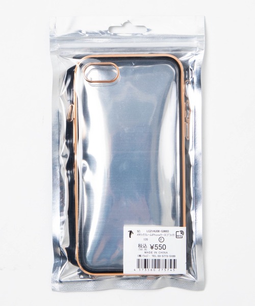 WEGO（ウィゴー）の「WEGO/メタリックフレームiPhoneケース(ブラック)（スマホケース/カバー・レディース・その他1/その他2/その他3/その他4/その他5/その他9/その他7/その他8/その他6・FREE）」の16枚目の写真