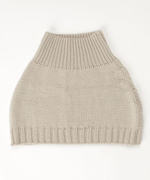 HIGHLAND 2000（ハイランドトゥーサウザンド）の「HIGHLAND2000 KNIT SNOOD LIKE PONCHO（ネックウォーマー/スヌード・レディース・ベージュ・ONE SIZE）」の2枚目の写真