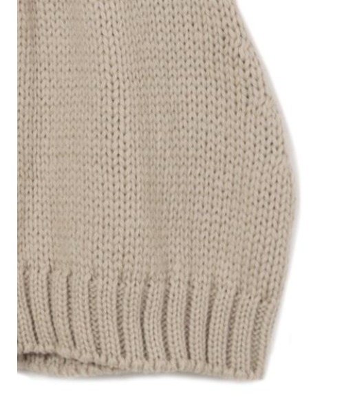 HIGHLAND 2000（ハイランドトゥーサウザンド）の「HIGHLAND2000 KNIT SNOOD LIKE PONCHO（ネックウォーマー/スヌード・レディース・ベージュ・ONE SIZE）」の5枚目の写真