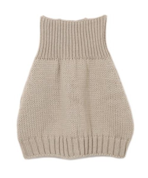 HIGHLAND 2000（ハイランドトゥーサウザンド）の「HIGHLAND2000 KNIT SNOOD LIKE PONCHO（ネックウォーマー/スヌード・レディース・ベージュ・ONE SIZE）」の3枚目の写真