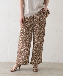 サラサフラワープリントワイドパンツ∴