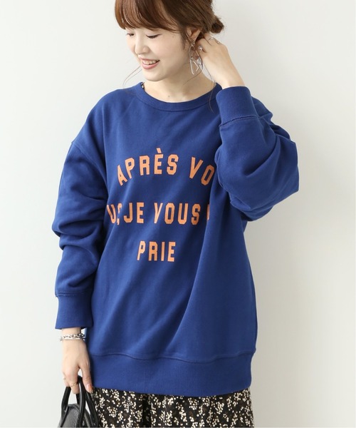 Simplicite（サンプリシテ）の「ドルマンカレッジプリント◆（Tシャツ/カットソー・レディース・ホワイト/ブラック/ネイビー・FREE）」の11枚目の写真