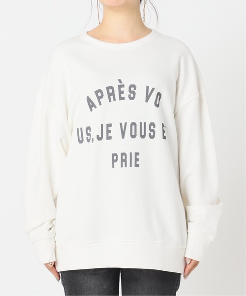 Simplicite（サンプリシテ）の「ドルマンカレッジプリント◆（Tシャツ/カットソー・レディース・ホワイト/ブラック/ネイビー・FREE）」の17枚目の写真