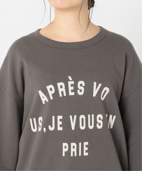 Simplicite（サンプリシテ）の「ドルマンカレッジプリント◆（Tシャツ/カットソー・レディース・ホワイト/ブラック/ネイビー・FREE）」の8枚目の写真