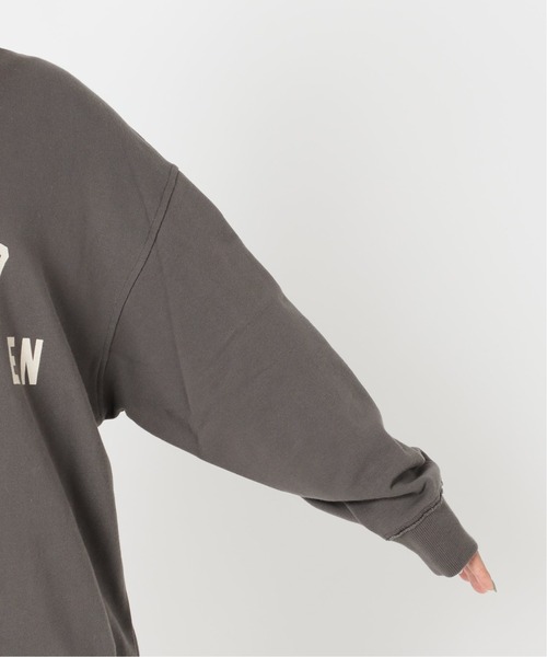 Simplicite（サンプリシテ）の「ドルマンカレッジプリント◆（Tシャツ/カットソー・レディース・ホワイト/ブラック/ネイビー・FREE）」の4枚目の写真