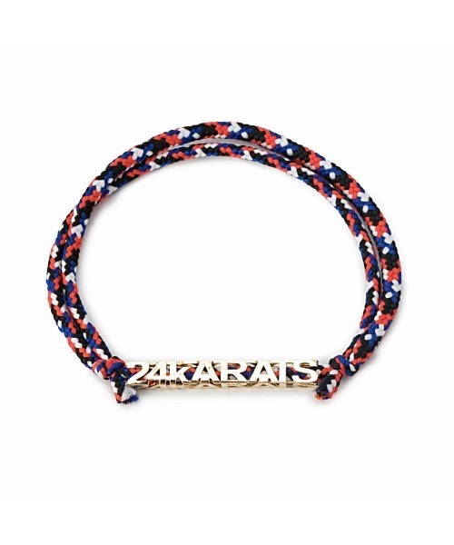 24karats（トゥウェンティーフォーカラッツ）の「Braid Bracelet（ブレスレット・メンズ・ピンク/マルチ・FREE）」の6枚目の写真