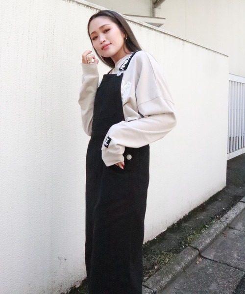 FIG&VIPER（フィグアンドバイパー）の「カツラギジャンスカ（ジャンパースカート・レディース・ブラック/アイボリー・FREE）」の7枚目の写真