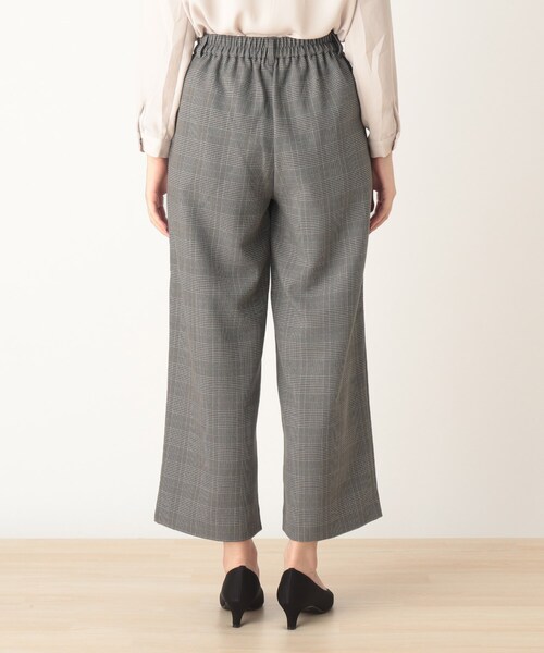 DRESKIP（ドレスキップ）の「◆マシンウォシャブル機能ワイドパンツ（その他パンツ・レディース・キャメル/ダークブラウン系1/ブラック系1/ブラック・03/02/01/04）」の7枚目の写真