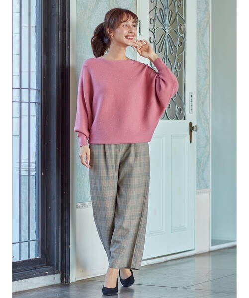 DRESKIP（ドレスキップ）の「◆マシンウォシャブル機能ワイドパンツ（その他パンツ・レディース・キャメル/ダークブラウン系1/ブラック系1/ブラック・03/02/01/04）」の21枚目の写真