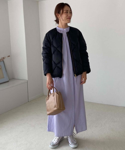 Doux archives(ドゥアルシーヴ)の「【web限定】ダイヤキルティングダウン(ダウンジャケット/コート・レディース・ブラック/ミント・FREE)」の12枚目の写真