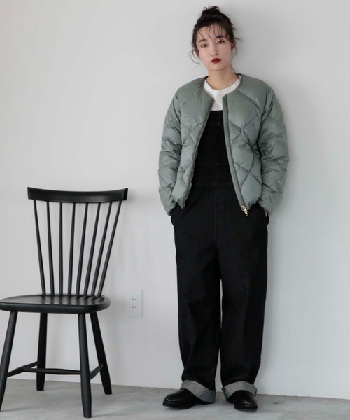 Doux archives(ドゥアルシーヴ)の「【web限定】ダイヤキルティングダウン(ダウンジャケット/コート・レディース・ブラック/ミント・FREE)」の10枚目の写真