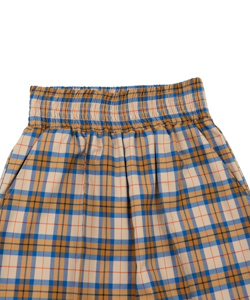 PUNYUS（プニュズ）の「チェック柄イージーパンツ（その他パンツ・レディース・ベージュ/イエロー/ブルー/グリーン・1/2/4/3）」の12枚目の写真