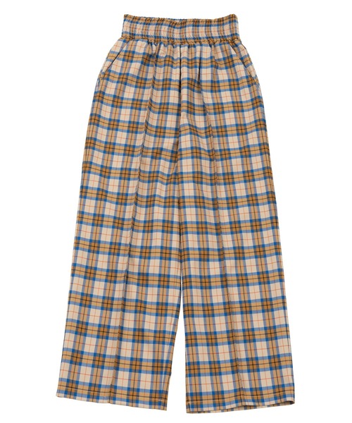 PUNYUS（プニュズ）の「チェック柄イージーパンツ（その他パンツ・レディース・ベージュ/イエロー/ブルー/グリーン・1/2/4/3）」の17枚目の写真