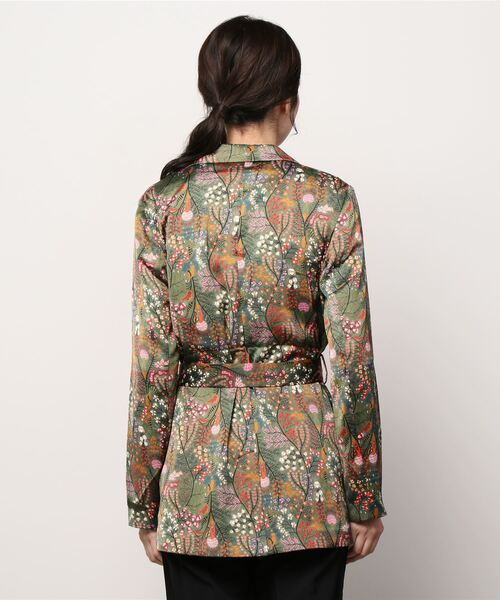MAISON SCOTCH(メゾンスコッチ)の「ボタニカルプリント ジャケット【163661】(テーラードジャケット・レディース・グリーン系その他・X-SMALL/SMALL)」の6枚目の写真