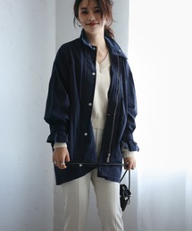 SAISON DE PAPILLON | カジュアルオーバーサイズジャンパー(その他アウター)