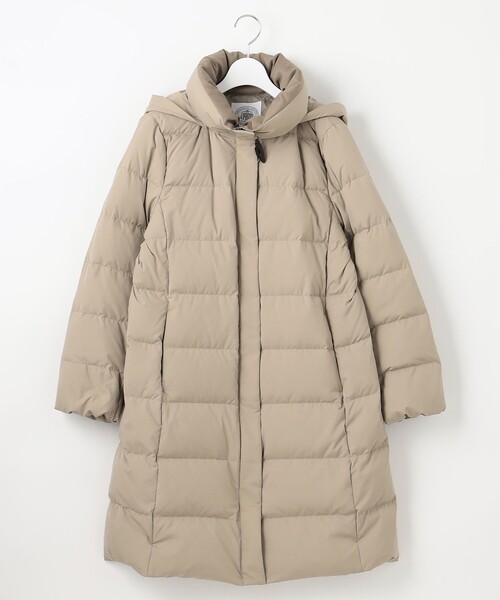 J.PRESS Ladies(J.プレス レディス)の「【制電加工付き】ブラッシュドマルチポリ ロング ダウンコート(ダウンジャケット/コート・レディース・ダークブラウン系/ブラウン系/ネイビー系・XS)」の12枚目の写真