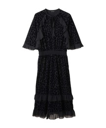 HYSTERIC GLAMOUR | LEOPARD柄 ボウタイフリルワンピース(ワンピース)