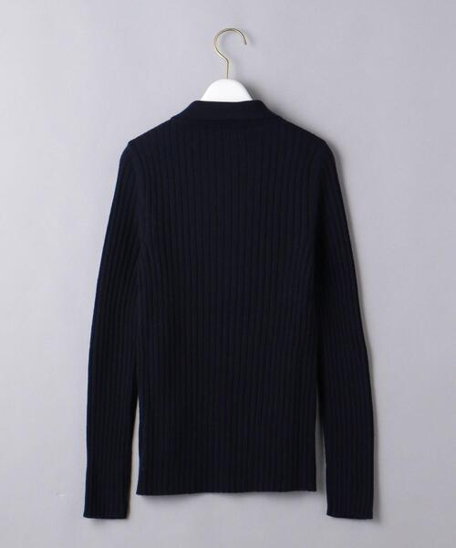 Gunn Johansson（グンヨハンソン）の「＜Gunn Johansson（グン ヨハンソン）＞スキッパー リブ ロングスリーブ ニット（ニット/セーター・レディース・ネイビー・38）」の7枚目の写真