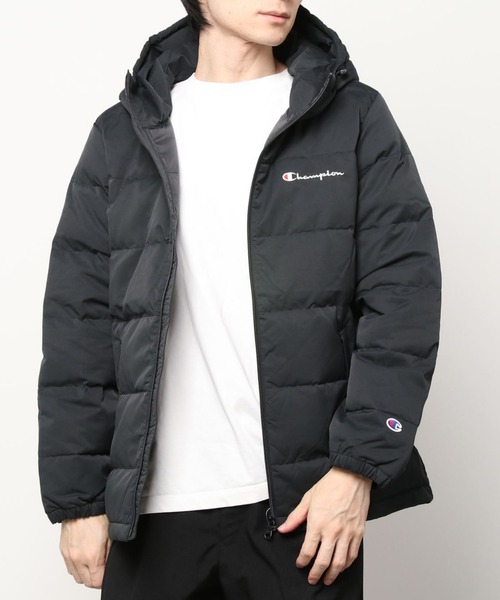 Champion(チャンピオン)の「Champion/チャンピオン DOWN JACKET HOODIE/ダウンジャケット フーディー(ダウンジャケット/コート・メンズ・ブラック/ネイビー・M/XL/L)」の11枚目の写真