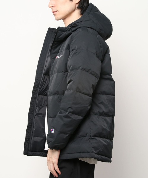 Champion(チャンピオン)の「Champion/チャンピオン DOWN JACKET HOODIE/ダウンジャケット フーディー(ダウンジャケット/コート・メンズ・ブラック/ネイビー・M/XL/L)」の17枚目の写真