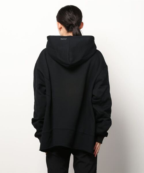 LEGENDA（レジェンダ）の「レジェンダ self satisfaction ポンチョ プルオーバー フーディー / LEGENDA self satisfaction Poncho Pullover Hoodie（パーカー・レディース・ブラック/アッシュグレー・FREE）」の13枚目の写真