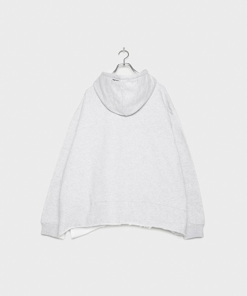 LEGENDA（レジェンダ）の「レジェンダ self satisfaction ポンチョ プルオーバー フーディー / LEGENDA self satisfaction Poncho Pullover Hoodie（パーカー・レディース・ブラック/アッシュグレー・FREE）」の9枚目の写真