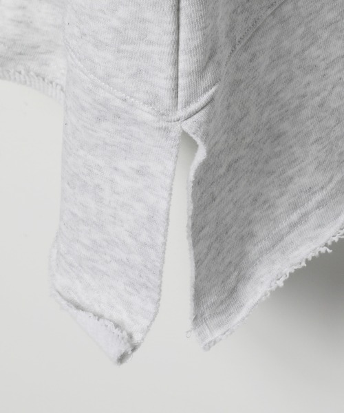 LEGENDA（レジェンダ）の「レジェンダ self satisfaction ポンチョ プルオーバー フーディー / LEGENDA self satisfaction Poncho Pullover Hoodie（パーカー・レディース・ブラック/アッシュグレー・FREE）」の4枚目の写真