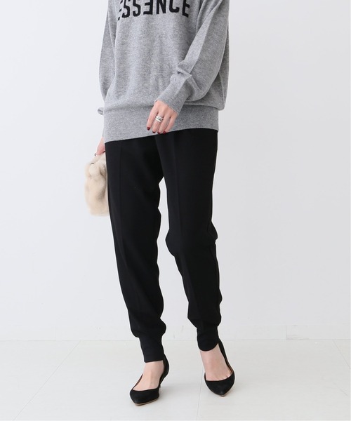 Spick & Span（スピックアンドスパン）の「≪追加≫ジョーゼットジョガーパンツ4◆（スウェットパンツ・レディース・ブラック・38/36）」の6枚目の写真