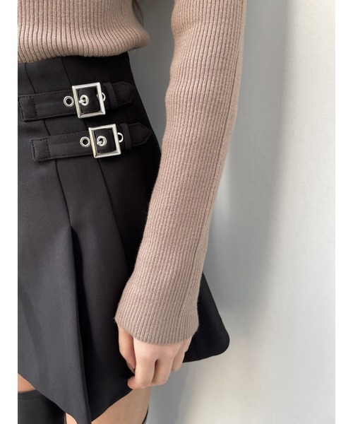 EGOIST（エゴイスト）の「タートルリブニットトップス（ニット/セーター・レディース・ライトブラウン/ブラック/グリーン/アイボリー・FREE）」の17枚目の写真