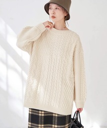 ROPE' PICNIC | 【WEB限定】パッチワークケーブルニットプルオーバー(ニット/セーター)
