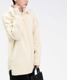 HONEYSUCKLE ROSE | 【HONEYSUCKLE ROSE】アウトリンキングニット(ニット/セーター)