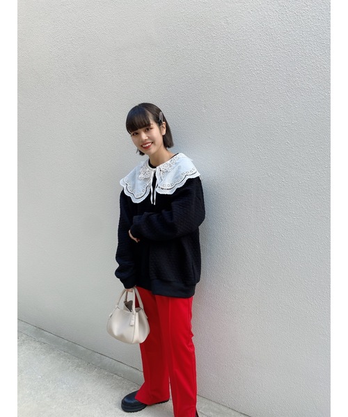 JUMELLE（ジュメロ）の「２ｗａｙ付け襟（付け襟・レディース・ホワイト・FREE）」の7枚目の写真