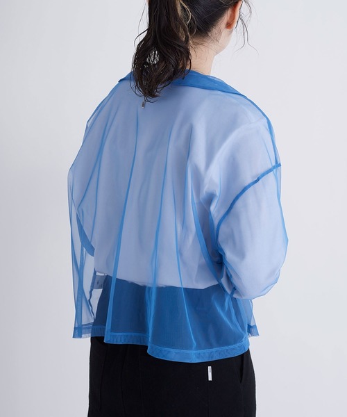 I am I in fact...（アイアムアイインファクト）の「Tulle inner　マルエリPO（Tシャツ/カットソー・レディース・グリーン/サックスブルー/ブラック/ホワイト/ピンク/カーキ/ブルー/レッド・FREE）」の13枚目の写真