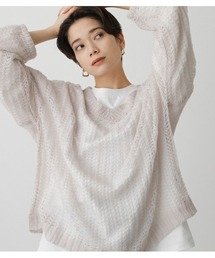 AZUL by moussy | 2WAY HAIRY KNIT SET/2WAYヘアリーニットセット(ニット/セーター)