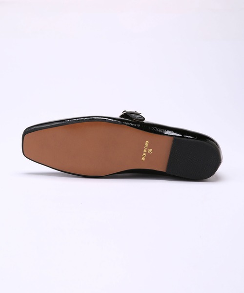 NANO universe（ナノユニバース）の「スクエアトゥメリージェーン フラットシューズ（その他シューズ・レディース・アイボリー/ブラック・36/38/37）」の11枚目の写真