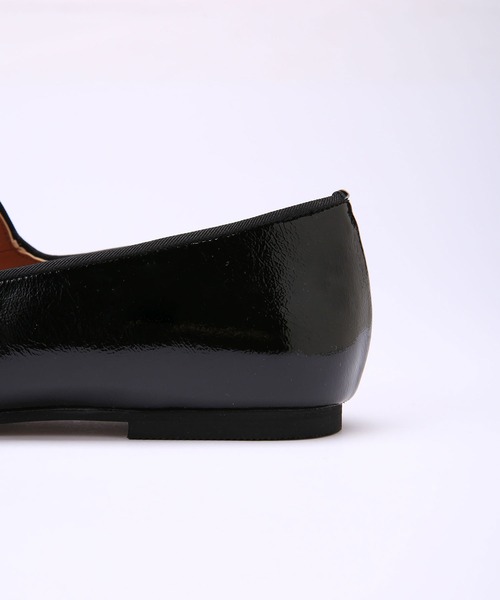 NANO universe（ナノユニバース）の「スクエアトゥメリージェーン フラットシューズ（その他シューズ・レディース・アイボリー/ブラック・36/38/37）」の4枚目の写真