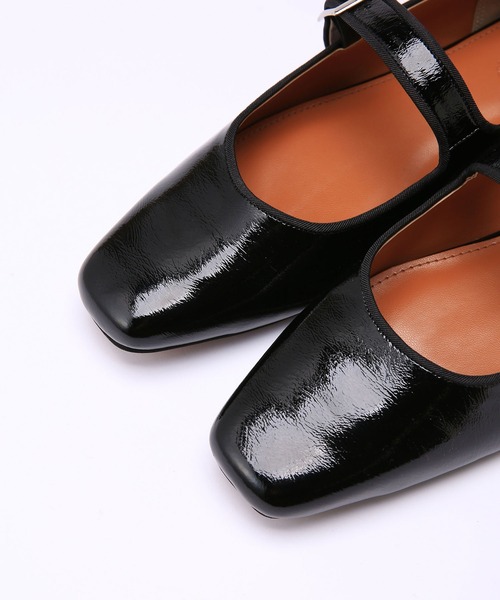 NANO universe（ナノユニバース）の「スクエアトゥメリージェーン フラットシューズ（その他シューズ・レディース・アイボリー/ブラック・36/38/37）」の10枚目の写真