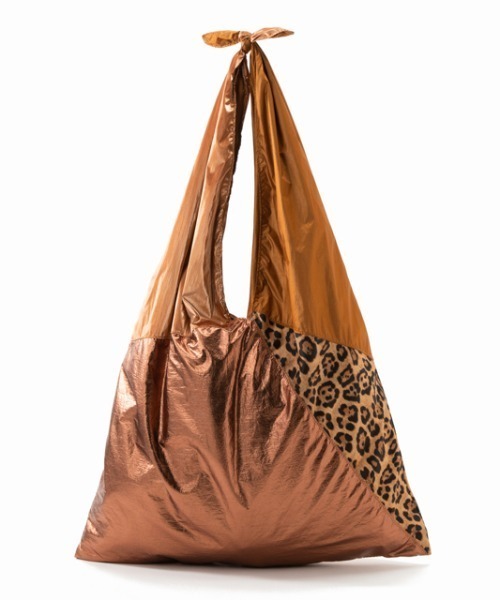 CONTROL FREAK（コントロールフリーク）の「CONTROL FREAK(コントロールフリーク)シャイニーMIXビッグショッパー（トートバッグ・レディース・ブラウン/カーキ/シルバー・FREE）」の6枚目の写真