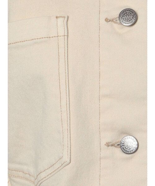 LAGUNAMOON（ラグナムーン）の「【CIMARRON】デニムショートジャケット（ブルゾン・レディース・アイボリー/ブラック/グリーン・FREE）」の13枚目の写真