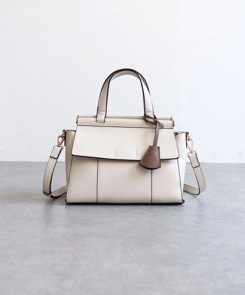 MIAN (ミアン)の「【ドラマ着用 / 詳細動画あり】ANNABEL / ダブルフラップ2wayハンドバッグ(ハンドバッグ・レディース・グリーン/ブラック/モカ/アイボリー/ダークブラウン/チャコールグレー/ボルドー/ライトイエロー/ミント/レッド・FREE)」の14枚目の写真