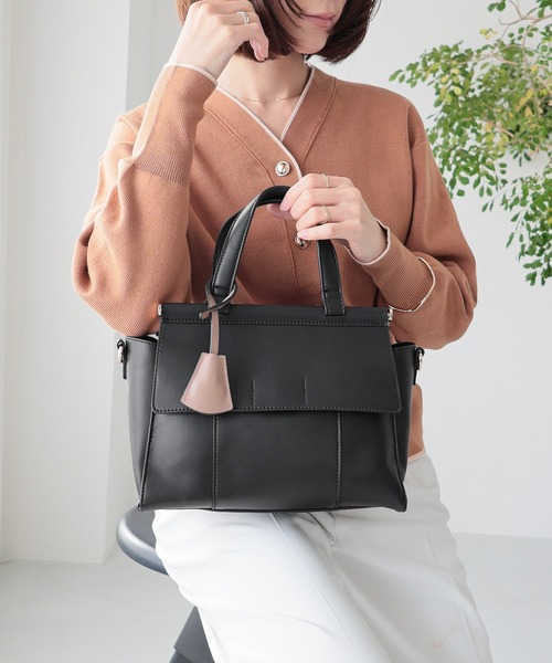 MIAN (ミアン)の「【ドラマ着用 / 詳細動画あり】ANNABEL / ダブルフラップ2wayハンドバッグ(ハンドバッグ・レディース・グリーン/ブラック/モカ/アイボリー/ダークブラウン/チャコールグレー/ボルドー/ライトイエロー/ミント/レッド・FREE)」の21枚目の写真