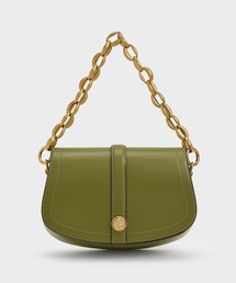 CHARLES & KEITH | ブレアチェーンハンドル ショルダーバッグ / Blair Chain Handle Shoulder Bag(ショルダーバッグ)