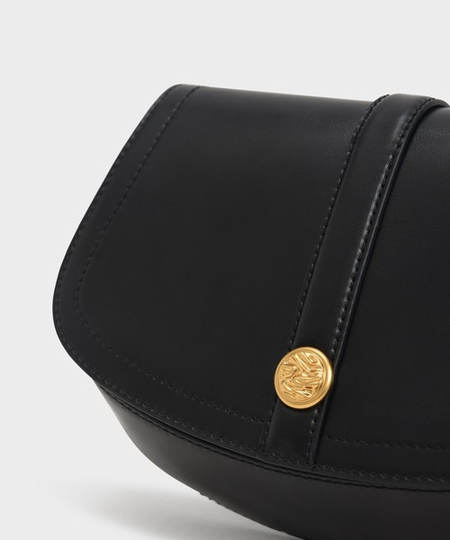 CHARLES & KEITH(チャールズ & キース)の「ブレアチェーンハンドル ショルダーバッグ / Blair Chain Handle Shoulder Bag(ショルダーバッグ・レディース・ブラック/グリーン系その他2/ブルー系その他3・S)」の13枚目の写真
